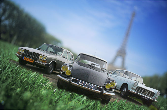 Citroën DS et Salade&nbsp;Nicoise