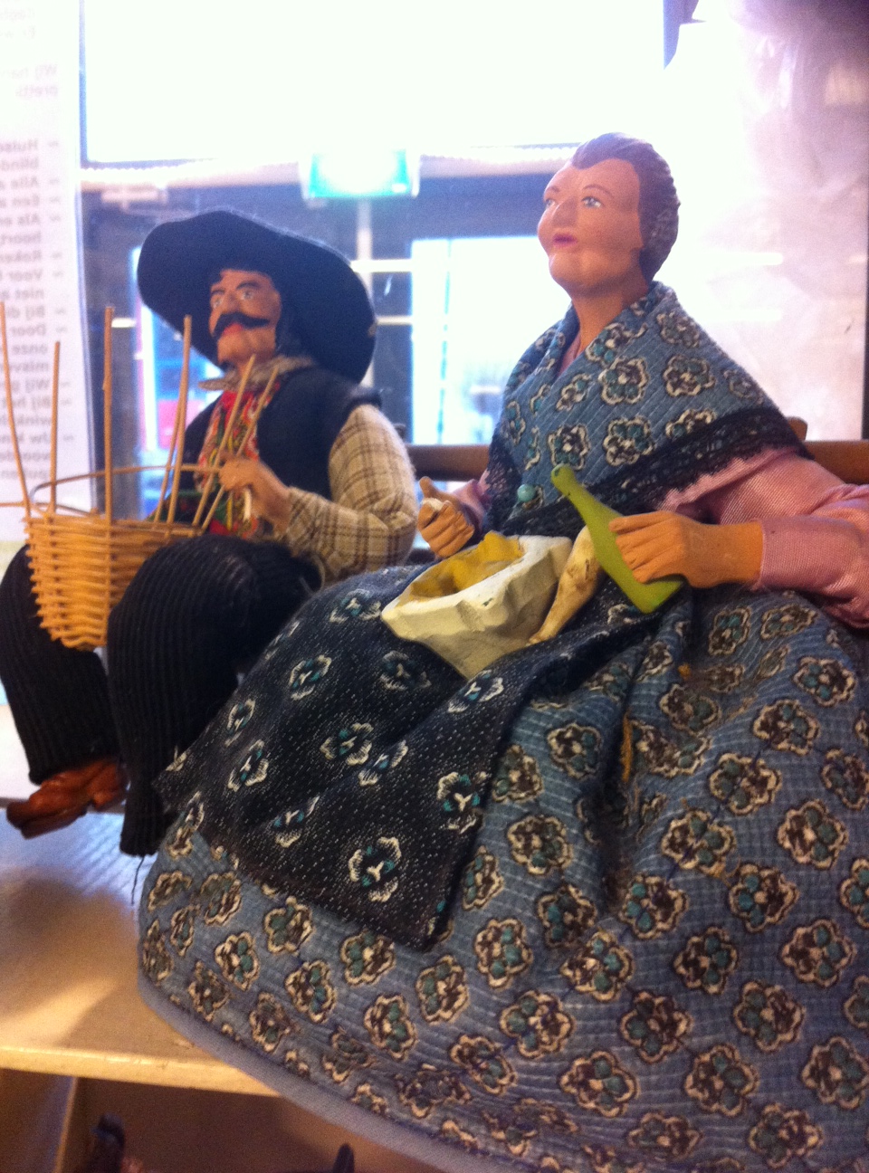 Het hele dorp rond de kribbe