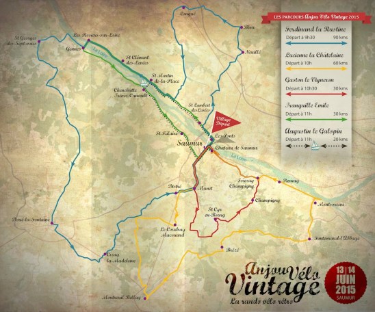 AVV2015-carte 5 parcours avec horaires