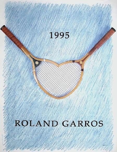 De posters van de Grand Slam Roland&nbsp;Garros