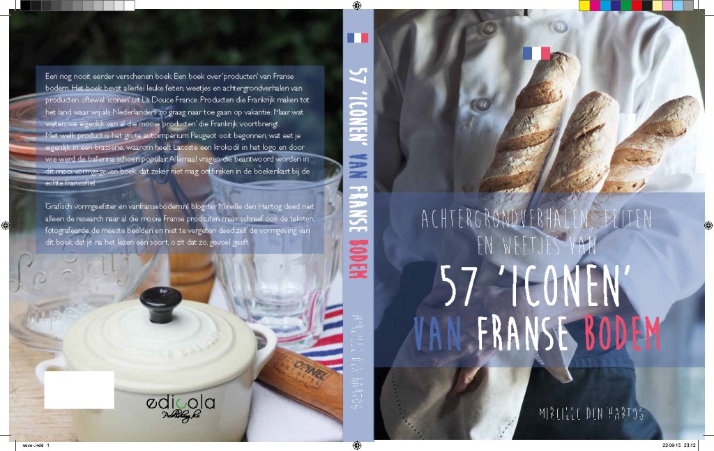 De voortgang van mijn boek ’57 iconen van Franse&nbsp;bodem’