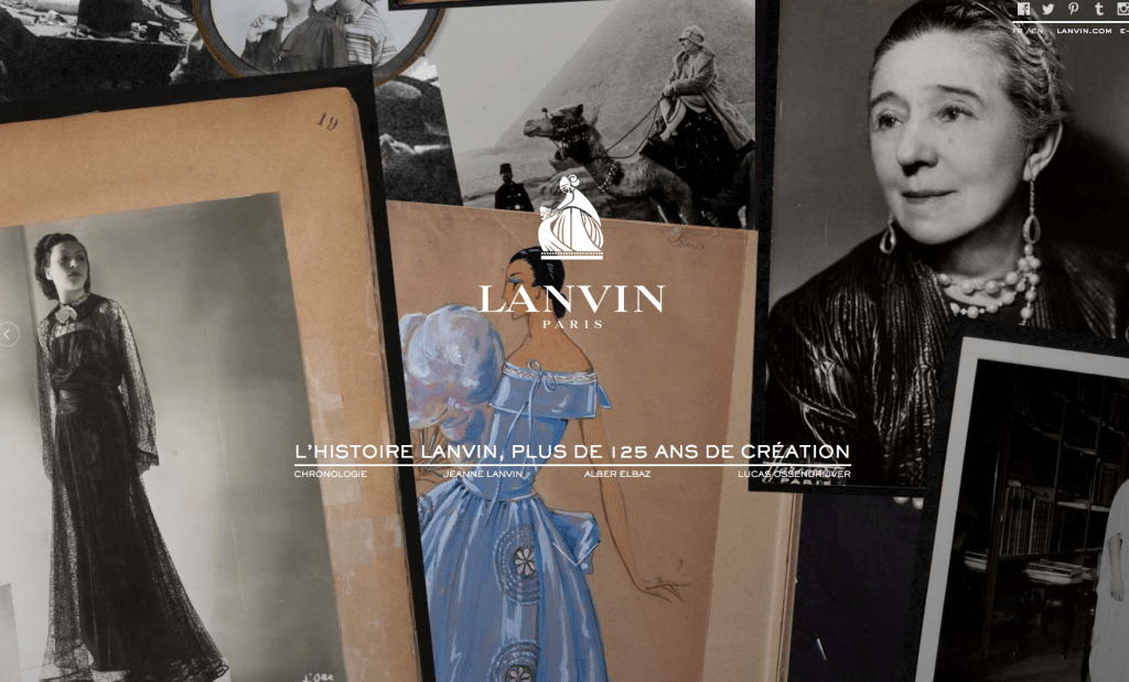 De modeontwerpster Jeanne Lanvin
