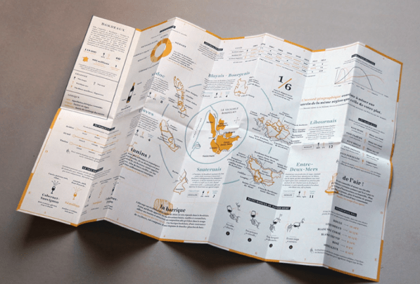 wijn, kaart, gids, Bordeaux, Frankrijk