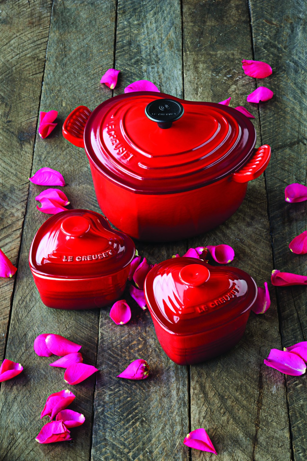 Liefde in de keuken met de harten van Le&nbsp;Creuset