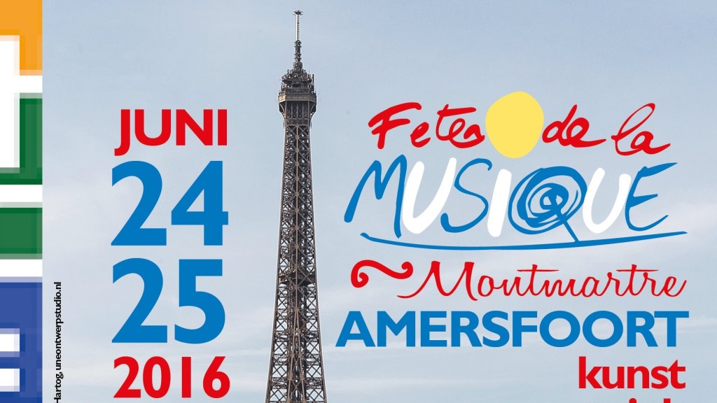 Fête de la Musique Amersfoort 24 en 25 juni&nbsp;2016