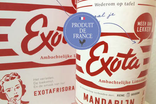 De limonade Exota met een Frans tintje