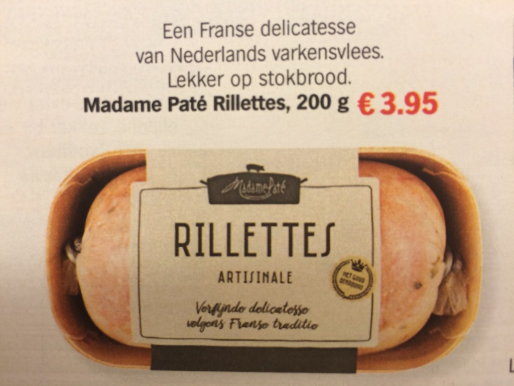 Rillettes Madame Paté bij AH