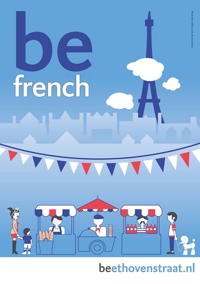 Be French markt Amsterdam op 24 juni