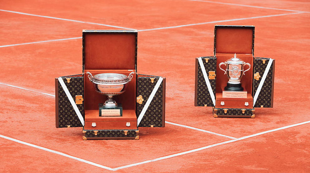 Louis Vuitton creëert koffers voor trofeeën Roland Garros