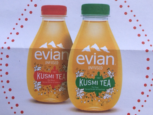 Evian infused X Kusmi tea