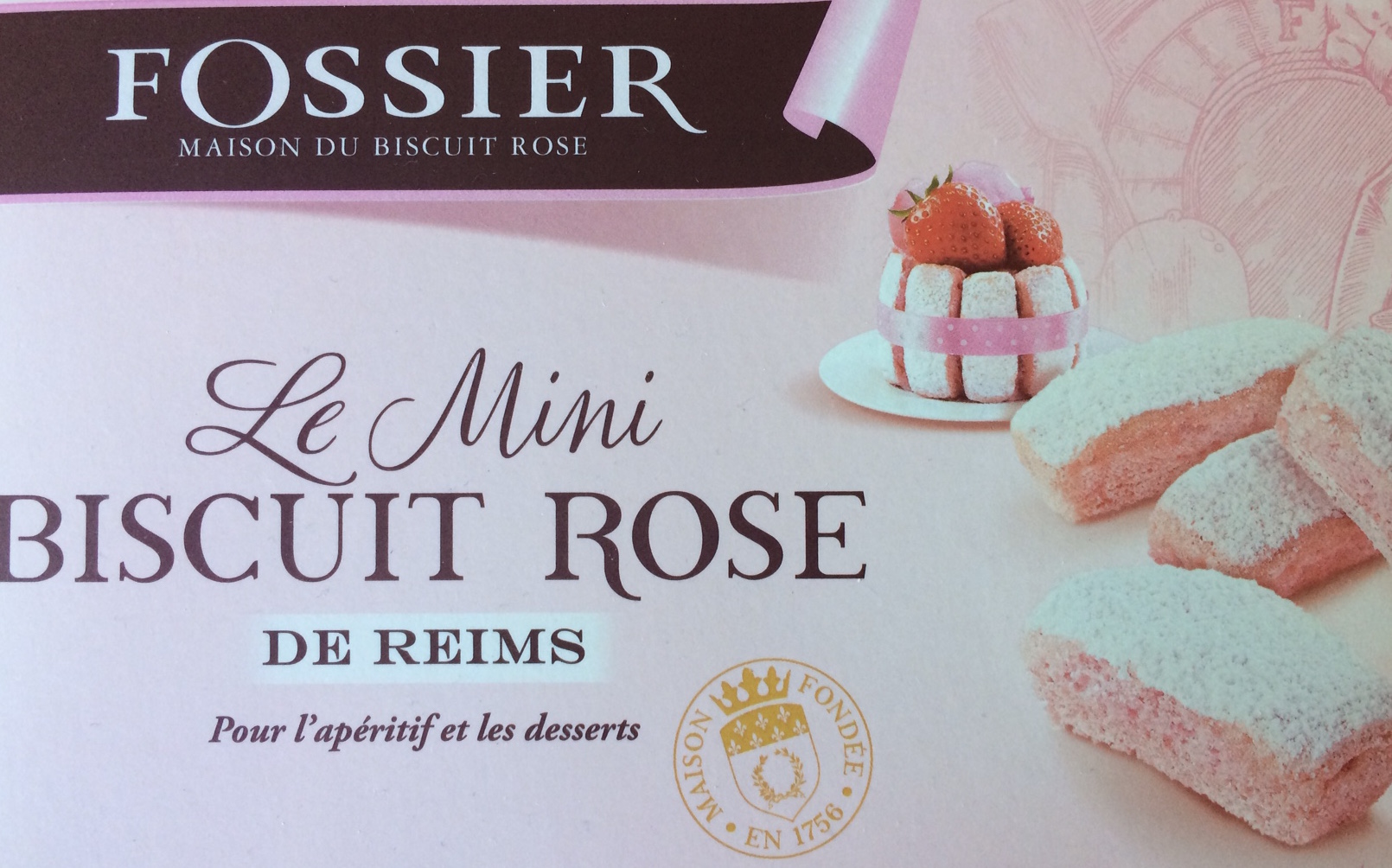 Biscuit Rose de reims Fossier