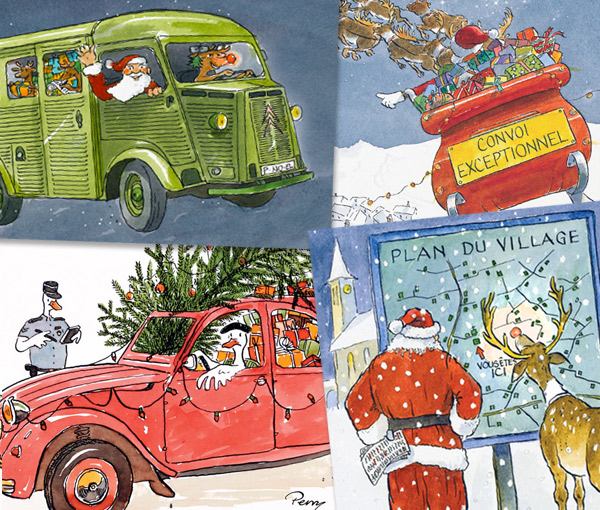 De Franse kerstkaarten van Perry&nbsp;Taylor