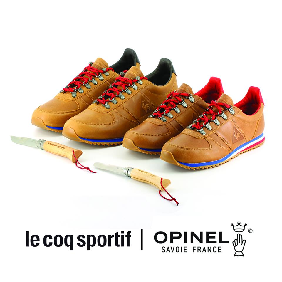 Limited edition box Le Coq Sportif sneaker en Opinel mes