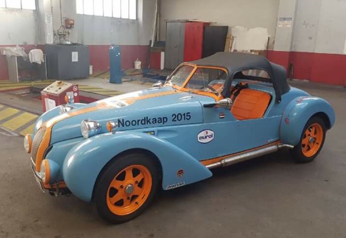 De sportwagen Burton met als basis de Citroën 2CV