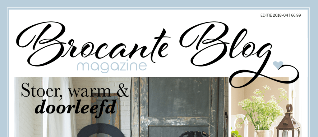 WINACTIE!!! Win een abonnement op het Brocante Blog&nbsp;Magazine