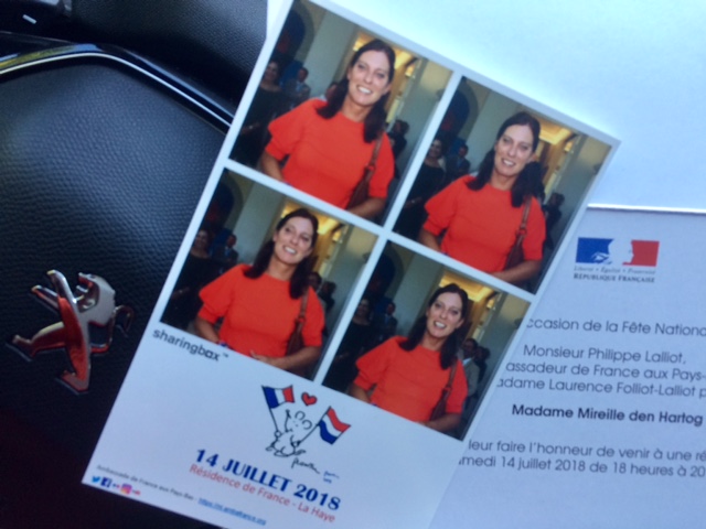 Van Franse bodem aanwezig op receptie 14 juli Franse Ambassade Den Haag