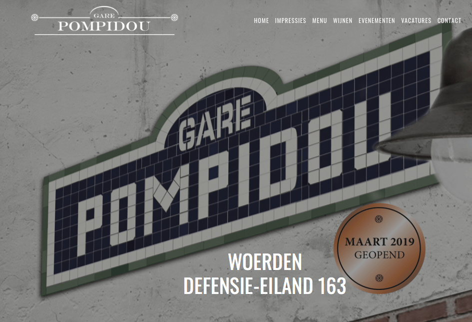 Nieuwe Franse hotspot in Woerden: Gare&nbsp;Pompidou