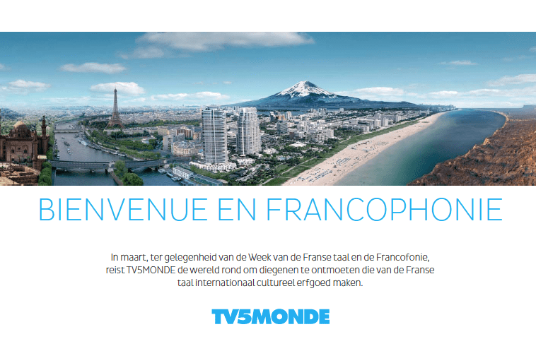 TV5MONDE viert de week van de Franse taal en de&nbsp;Francofonie