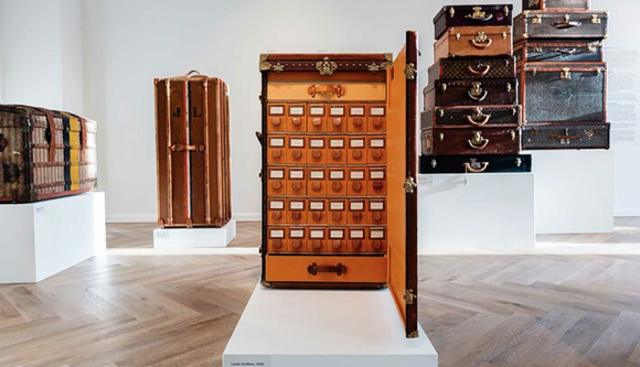 Luxe Franse koffers in Tassenmuseum Amsterdam