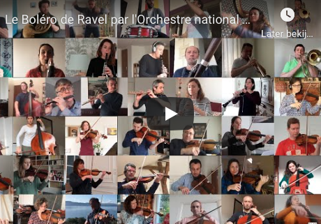 Nationaal Orkest van Frankrijk speelt de Bolero