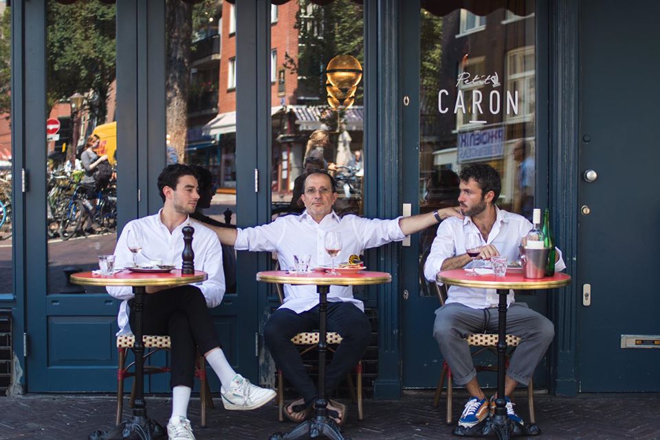 Pop-up restaurant Grand Caron op het Westergas-terrein Amsterdam