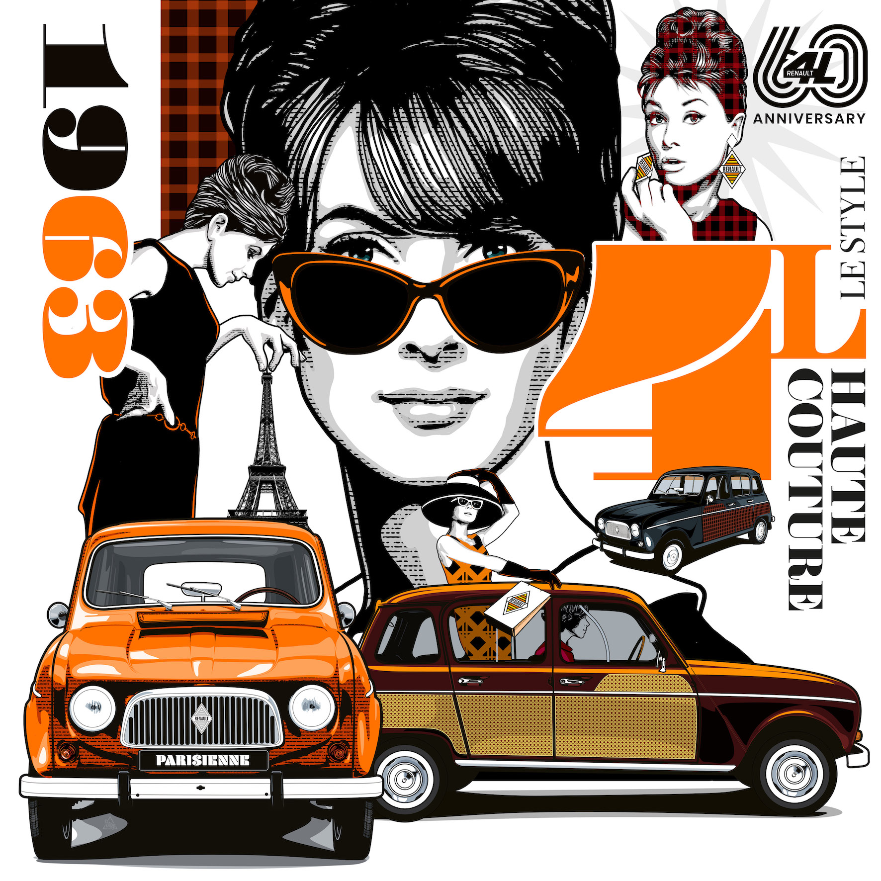De Renault 4L viert 60ste verjaardag