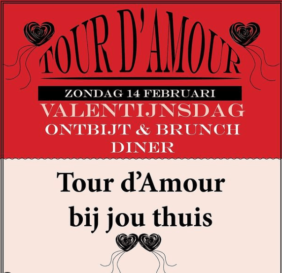 Tour d’amour op&nbsp;Valentijnsdag