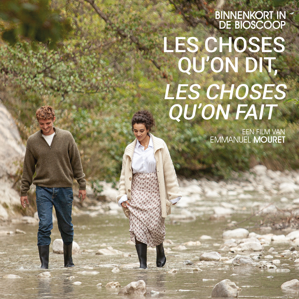 Gesloten-WIN 2 kaartjes voor de Franse film Les Choses Qu’On Dit, Les Choses Qu’on Fait