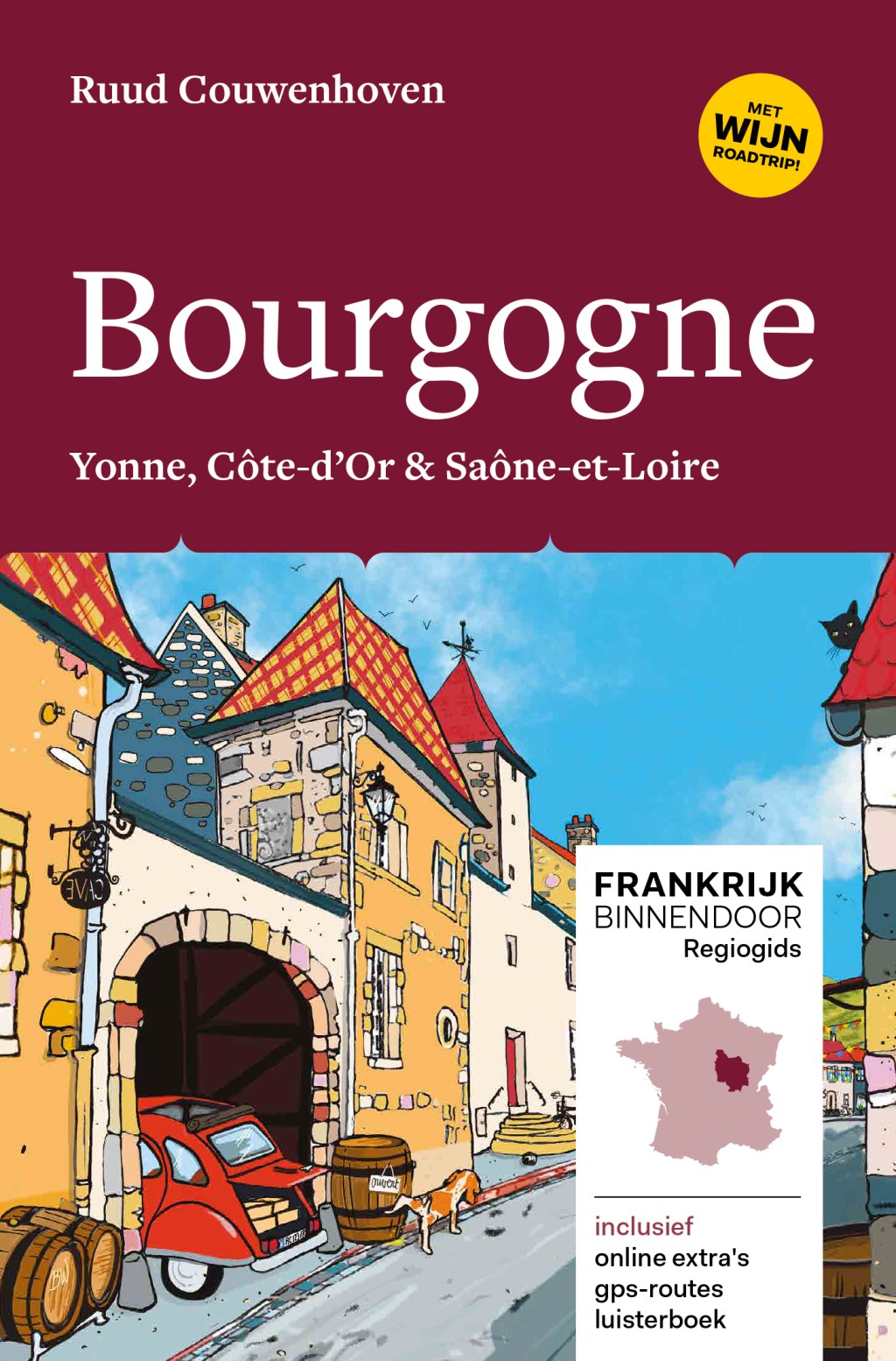 Frankrijk Binnendoor Bourgogne reisgids in&nbsp;winkel